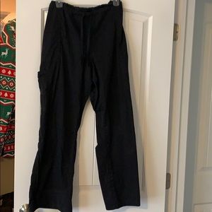 Black Scrub Pants